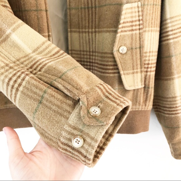 Polo Golf RL Sample Plaid Lambs Wool Zip Jacket - Picture 9 of 12